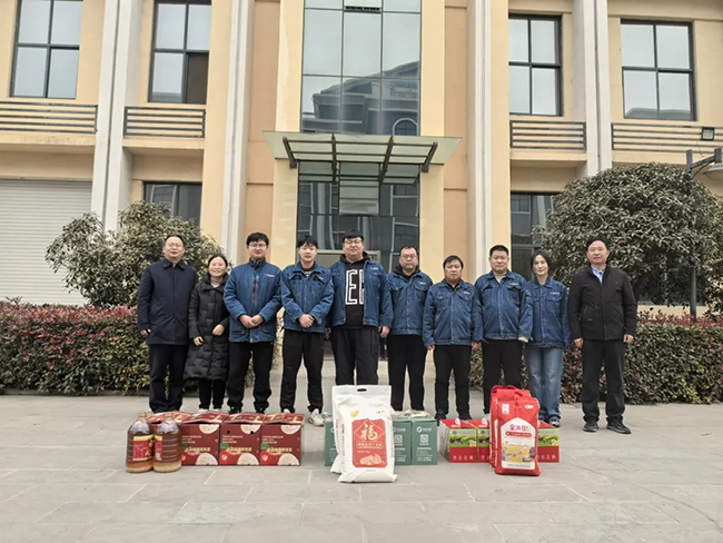 索凌电气新春慰问送关怀,节前安全督导保平安